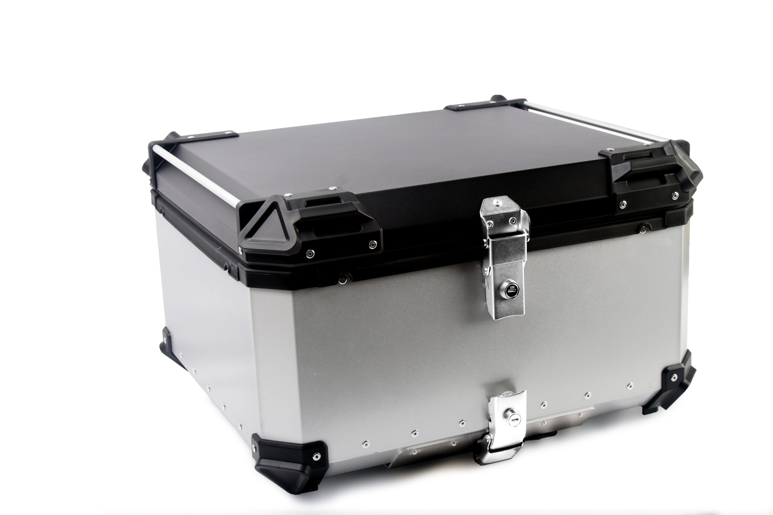 ארגז לאופנוע 100L - כסוף – תמונה 2